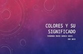 Colores y su significado