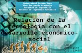 Tecnología en el desarrollo socio-economico
