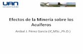 Efectosde minería sobre acuífero Dr. Anibal Perez