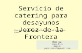 Servicio de catering-desayunos-postres