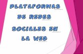Plataformas de redes sociales en la web. nelcy martinez