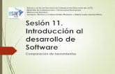 Sesión 11. Introducción al desarrollo de software