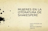 Mujeres de la literatura de Shakespeare