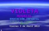 Violeta monreal. presentacion