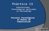 Practica 13 Innovaciones - Procesos tecnologicos El Norte de Castilla