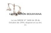 Derecho administrativo legislación boliviana