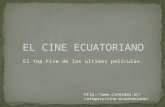 El cine ecuatoriano