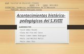 Acontecimientos histórico pedagógicos s.xviii