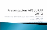 Apsijurfp presentación 2012