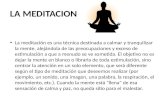 La meditacion