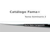 Tarea seminario 2. catálogo fama+
