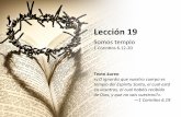 Lección 19 - Somos templo