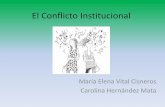 El conflicto institucional espocicion 11 6-11[1]