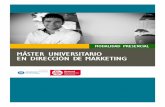 Máster Oficial en Dirección de Marketing presencial 15/16 UPC - Terrassa