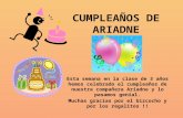 Cumpleaños de ariadne