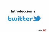 Introducción a twitter