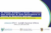 El Consejo Económico y Social: instrumento para articular de forma participativa el proceso de desarrollo municipal. Vicente Zapata