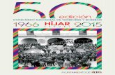 Cartel Oficial del 50 Concurso Nacional de Tambores y bombos, Hijar 2015.