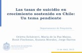 Presentación Aumentos sostenido del suicidio en Chile