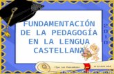 Pedagogia en lengua castellana