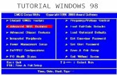 Tutorial windows 98