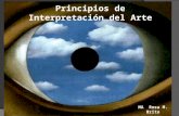 Principios de interpretación del arte