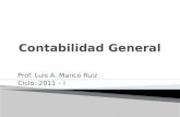 Contabilidad general 2011