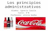 Los principios administrativos