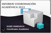 Informe Coordinación Académica 2013