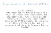 Historia de los mundiales de fútbol.
