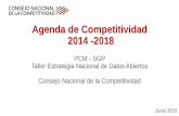 Agenda de Competitividad 2014 al 2018