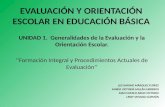 Evaluación y orientación escolar en educación básica   formación integral