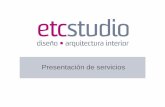 Presentacion de servicios Etc Studio