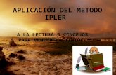 Aplicación del metodo ipler1