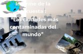 Encuesta Ciudades más contaminadas del mundo