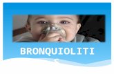 Bronquiolitis Pediatría
