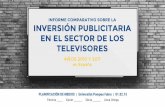 Informe comparativo sobre la inversión publicitaria en el sector de los televisores. Años 2010 y 2011 en España