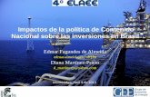 Impactos de la Política de Contenido Nacional sobre las decisiones de inversión em Brasil  | 4th ELAEE Conference