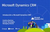 Seminario Microsoft Dynamics y Power Bi: Dynamics CRM