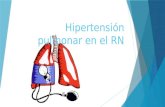 Hipertensión pulmonar en el rn