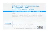 Técnico Aplicador Europeo de Adhesivos (EAB) (10/15)