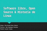 Software libre, open source & historia de linux
