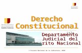 Derecho constitucional en el departamento judicial en del distrito nacional.