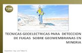 Analisis Geoelectrico Deteccion de fugas en Geomembranas