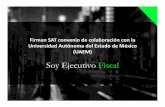 Firman SAT convenio de colaboración con la Universidad Autónoma del Estado de México (UAEM)