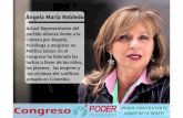 Ángela Robledo, ponente en el Congreso Poder Ciudadano, ¡poder de la gente, poder constituyente!