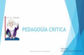 Pedagogía critica de Paulo Freire