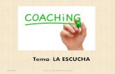Coaching ontologico- La escucha