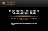 Lapices Publicitarios Chile