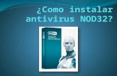 Como instalar antivirus nod32